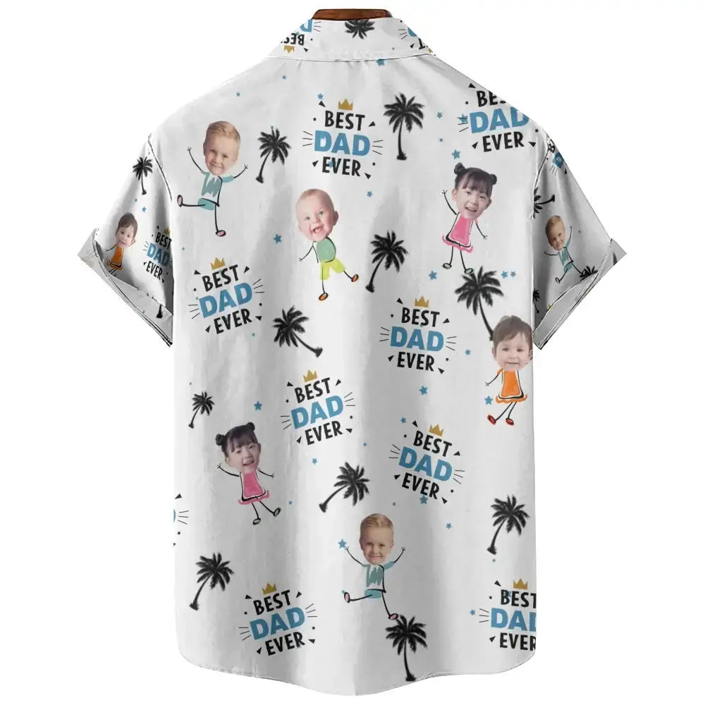 Best Dad Ever Coconut Palm - Personalized Shirt for Dad Duconspace