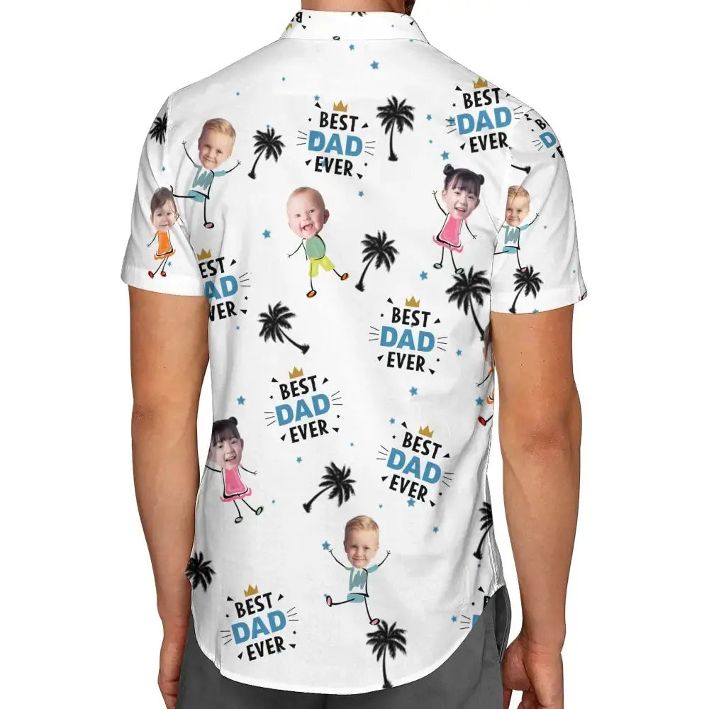 Best Dad Ever Coconut Palm - Personalized Shirt for Dad Duconspace
