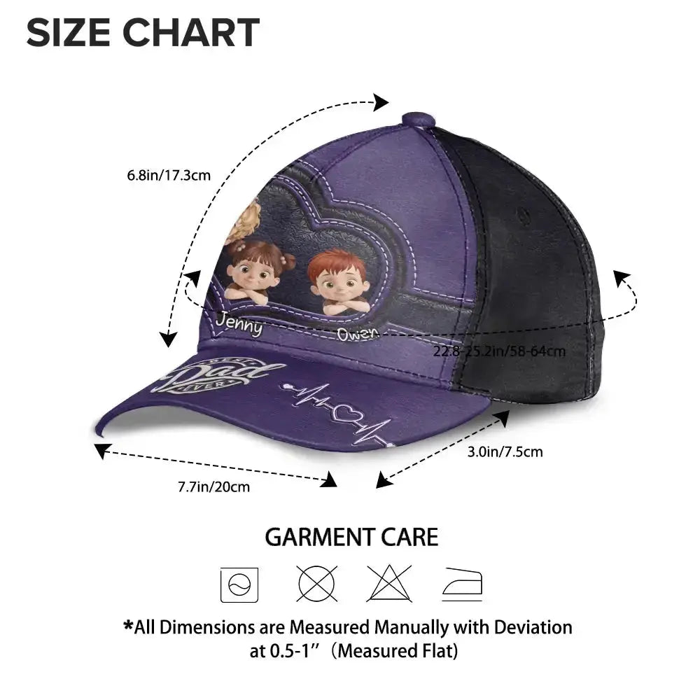 Best Dad Ever Hat - Personalized Gift for Father Day Duconspace