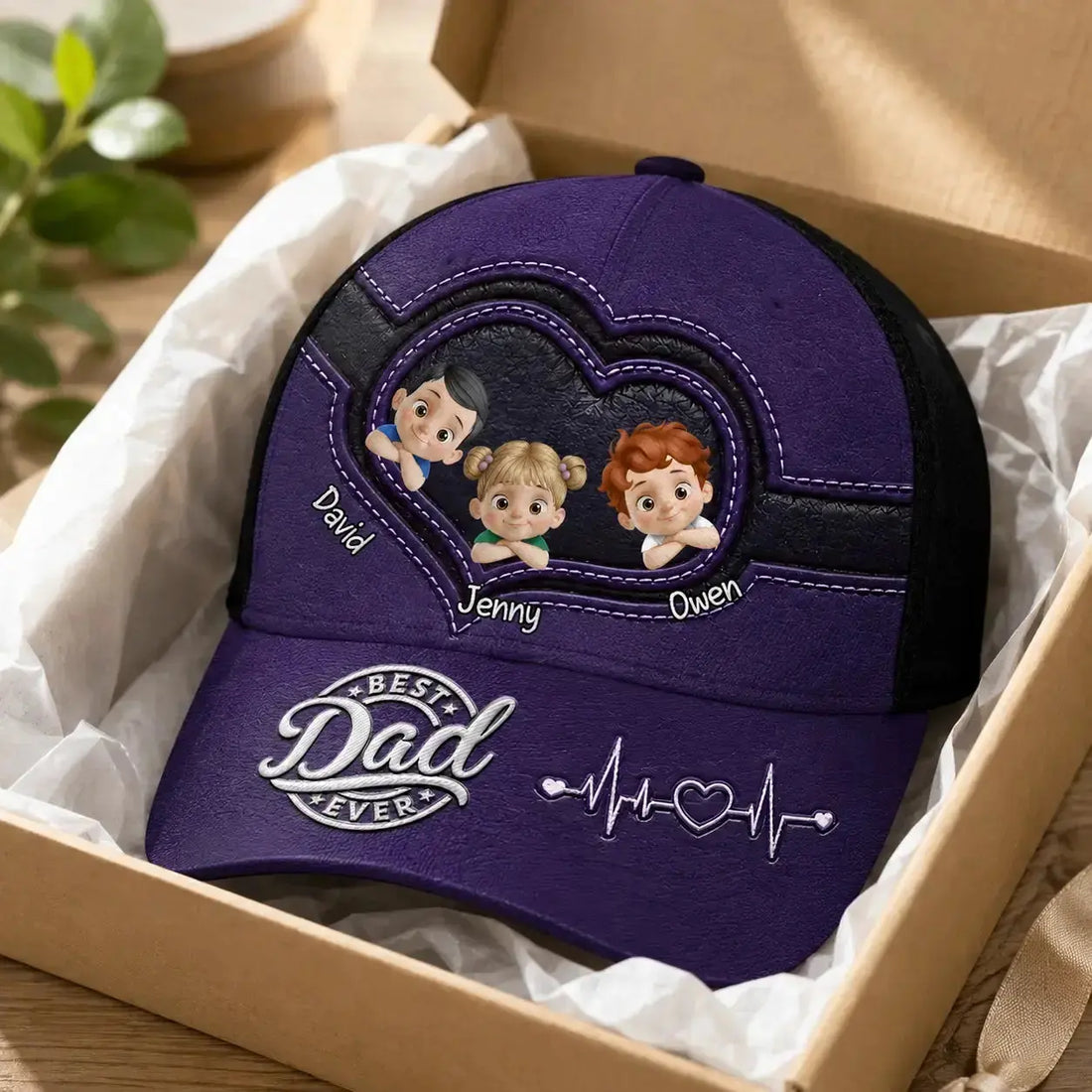 Best Dad Ever Hat - Personalized Gift for Father Day Duconspace
