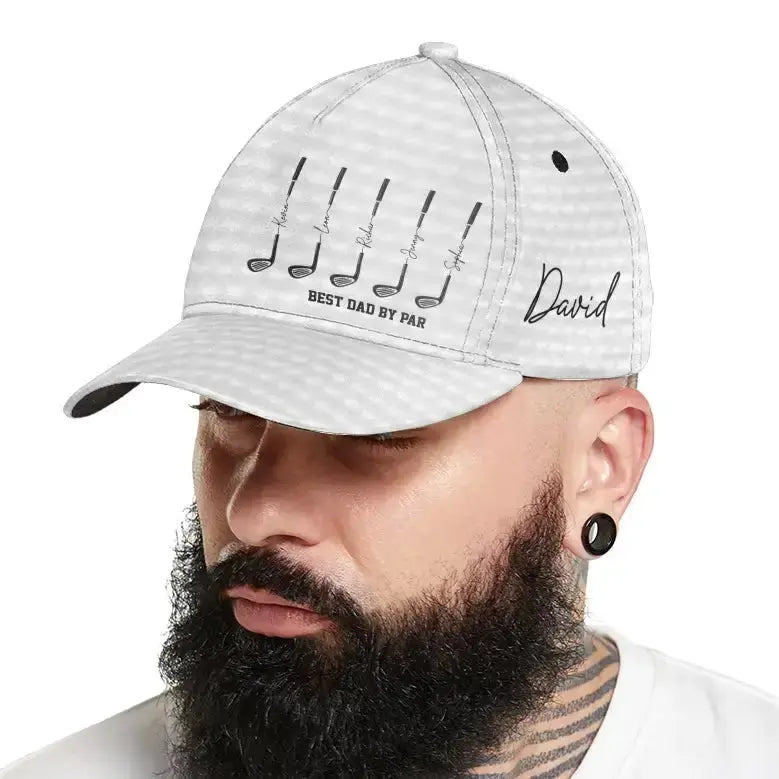 Best Dad by Par Classic Cap - Personalized Gift for Father's Day Duconspace