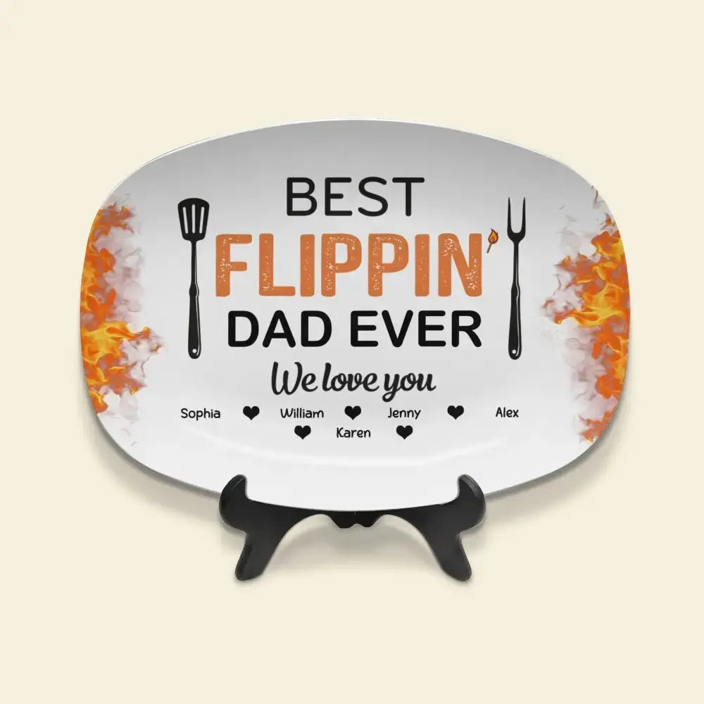 Best Flippin’ Dad Ever - Personalized Gift for Father, Grandpa Duconspace