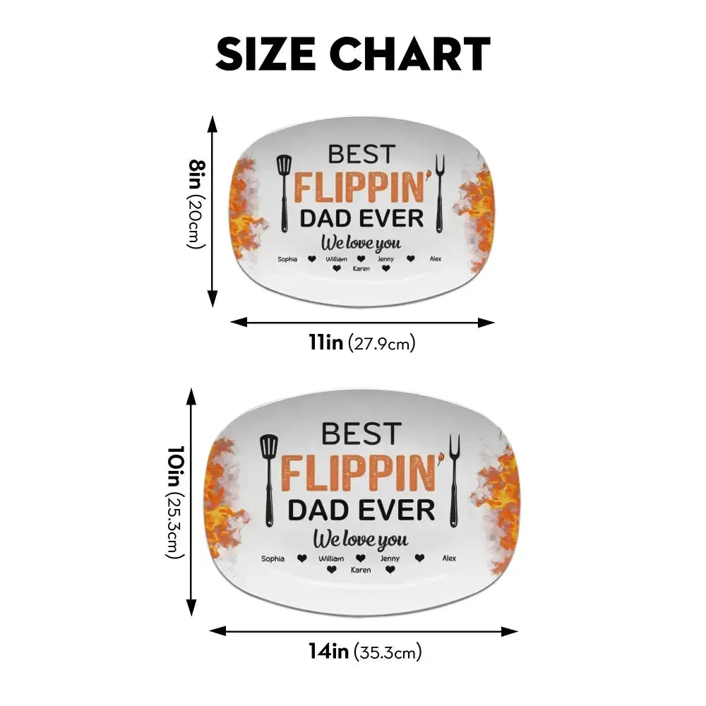 Best Flippin’ Dad Ever - Personalized Gift for Father, Grandpa Duconspace