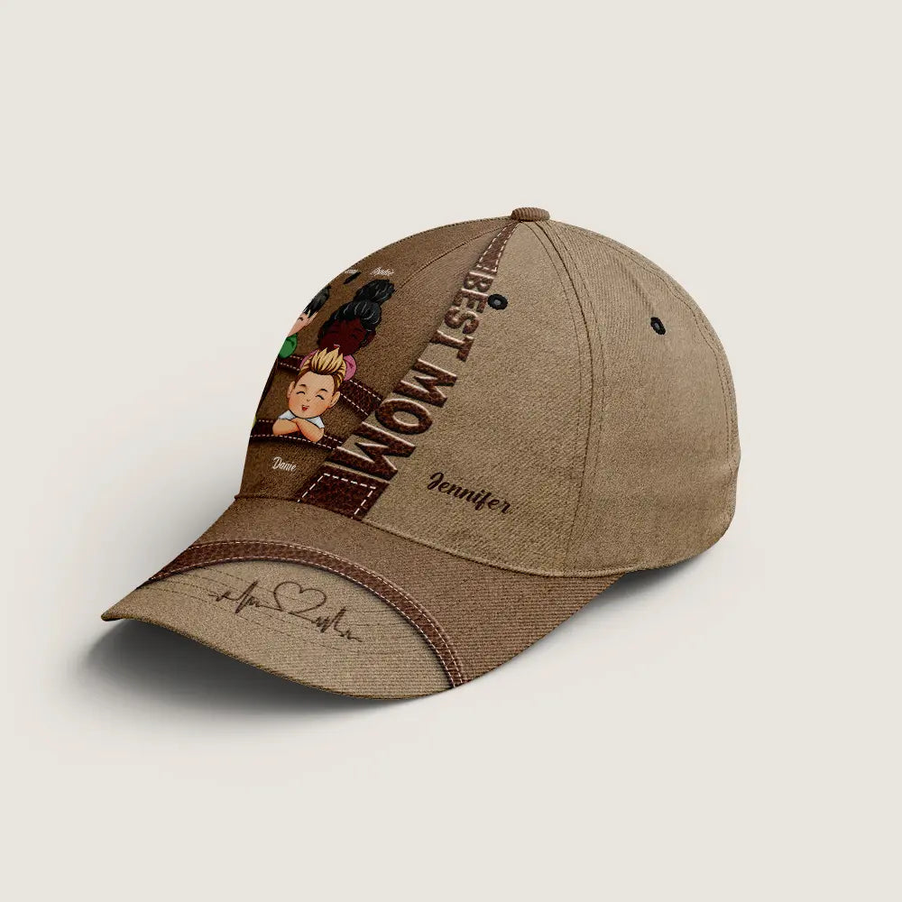 Best Mom Ever, Worn with Love - Personalized Classic Cap, Perfect Mother’s Day, Birthday & Christmas Gift for Mom or Grandma