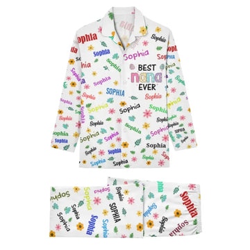 Best Nana Ever Personalized Grandma Pajama Set