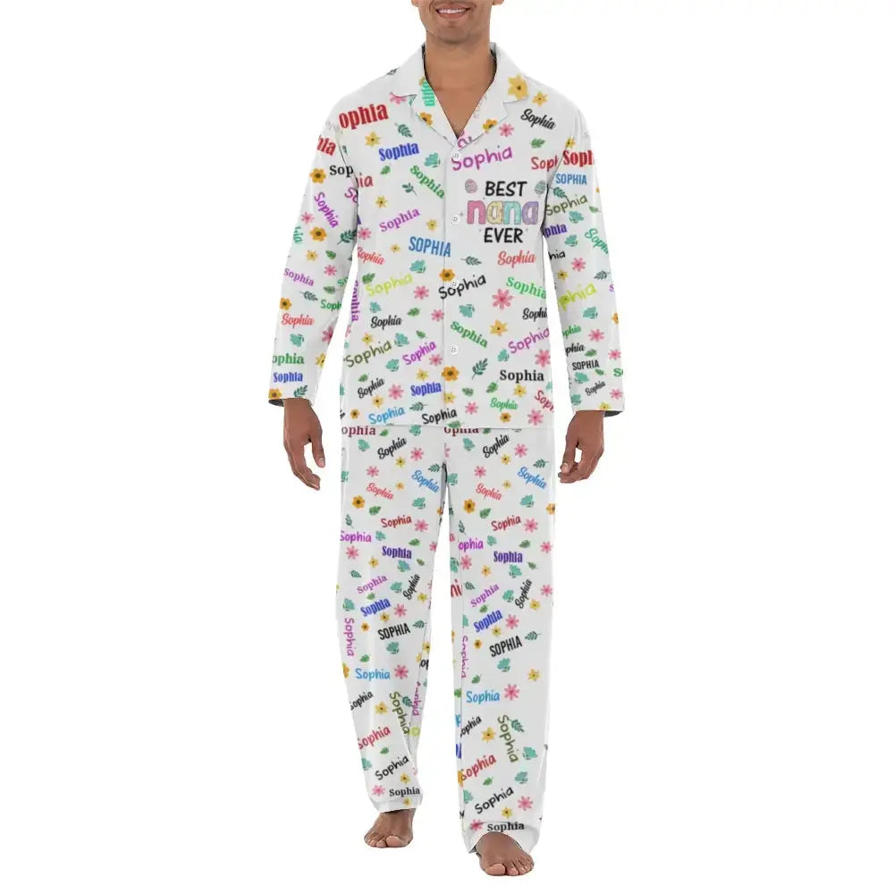 Best Nana Ever Personalized Grandma Pajama Set