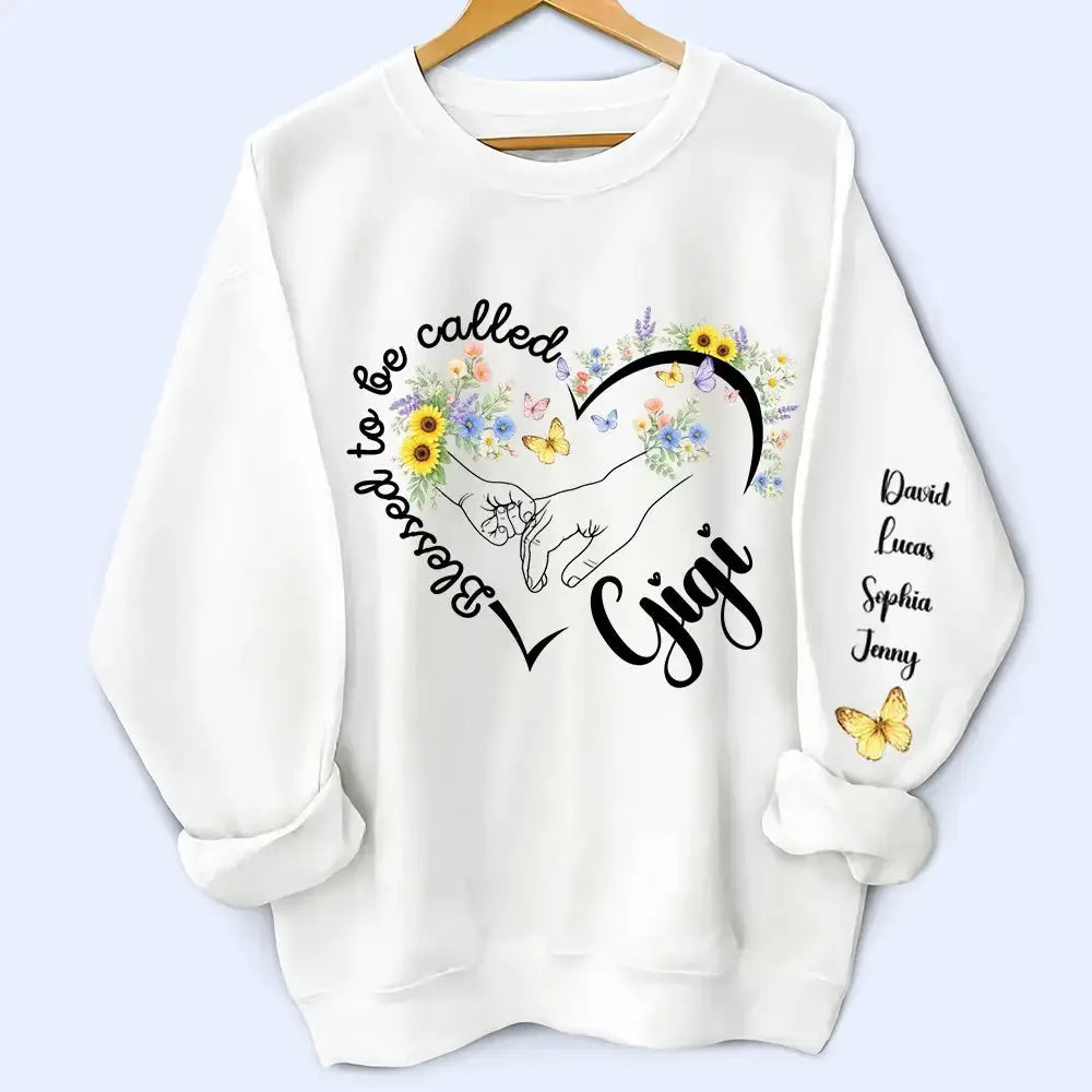 Blessed to Be Called Gigi - Personalized Gift for Mom, Grandma Duconspace