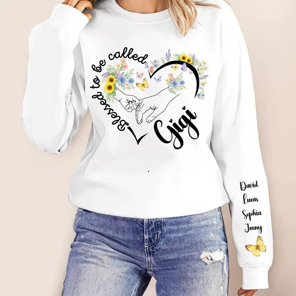 Blessed to Be Called Gigi - Personalized Gift for Mom, Grandma Duconspace