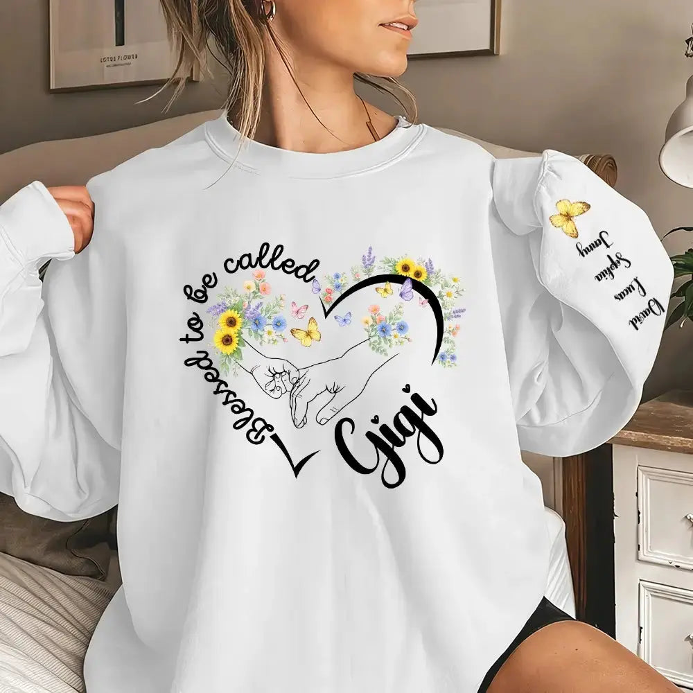 Blessed to Be Called Gigi - Personalized Gift for Mom, Grandma Duconspace