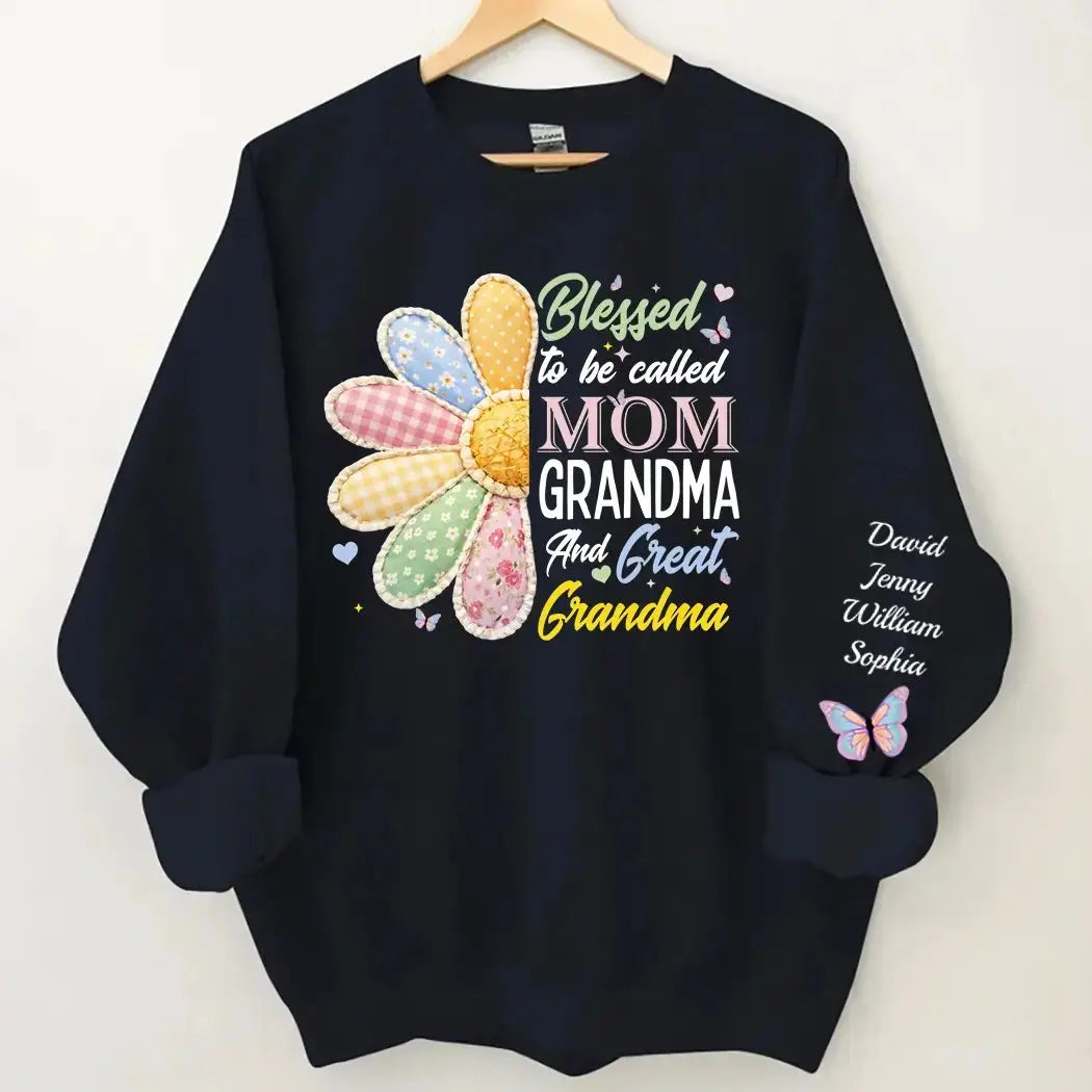 Blessed to Be Called Great Grandma - Personalized Gift for Mother Day Duconspace