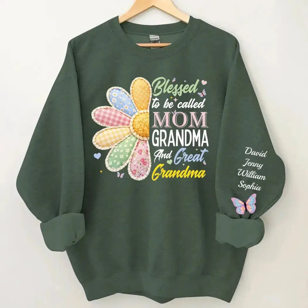 Blessed to Be Called Great Grandma - Personalized Gift for Mother Day Duconspace