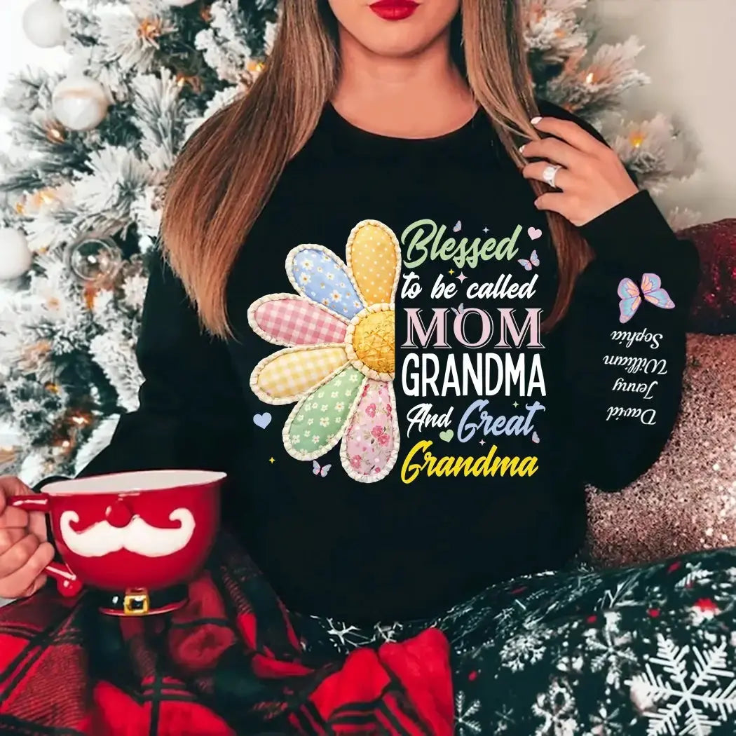 Blessed to Be Called Great Grandma - Personalized Gift for Mother Day Duconspace