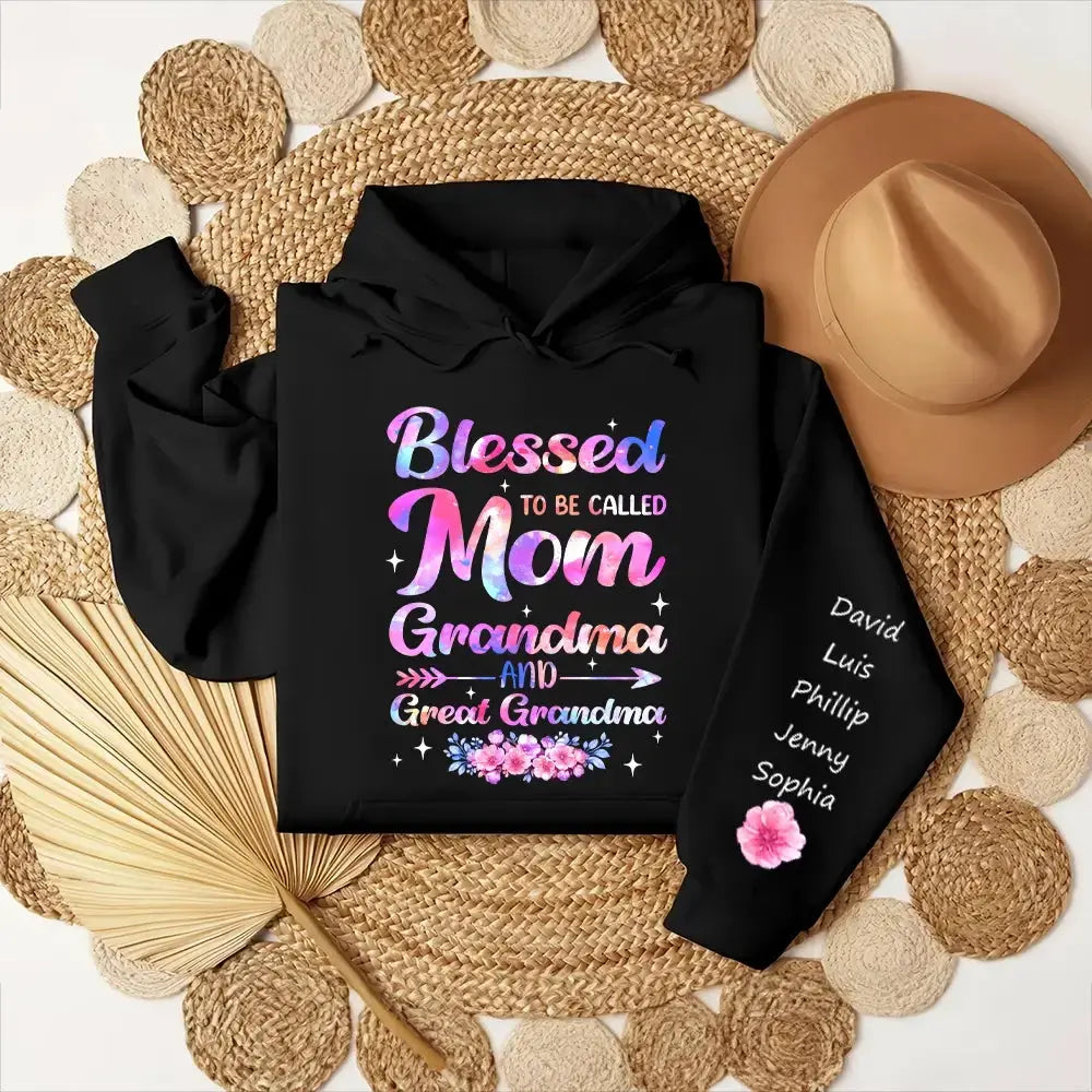 Blessed to Be Called Mom Grandma - Personalized Gift for Mom, Grandma Duconspace