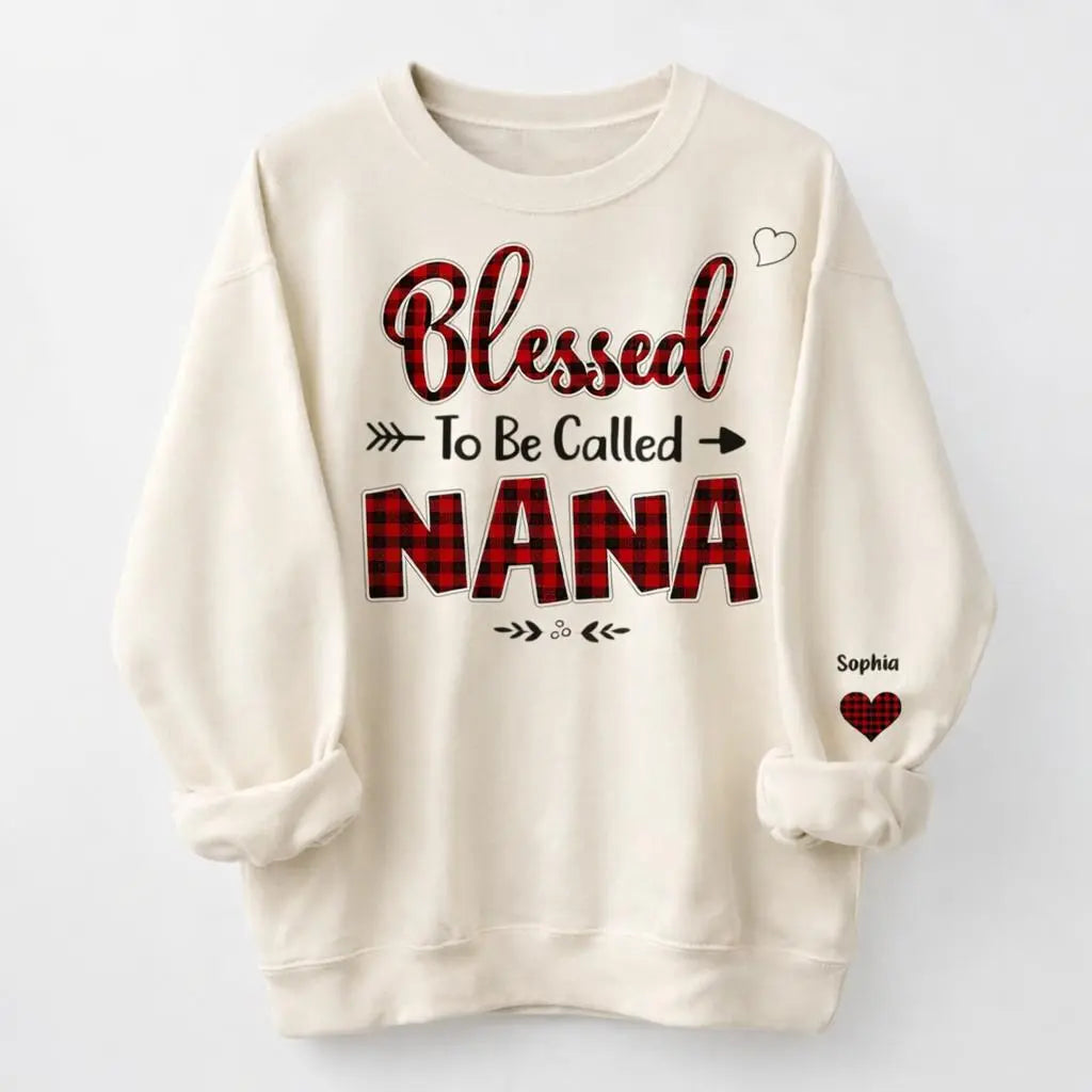 Blessed to Be Called Nana - Personalized Gift for Mom, Grandma Duconspace