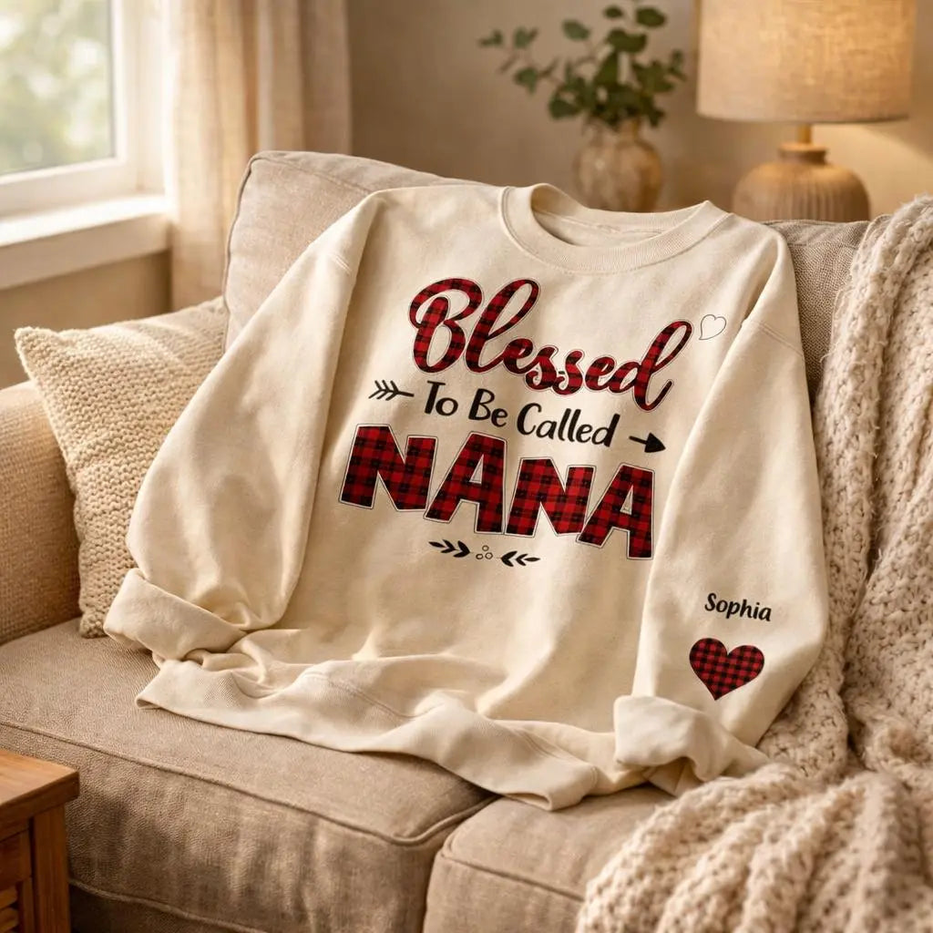 Blessed to Be Called Nana - Personalized Gift for Mom, Grandma Duconspace