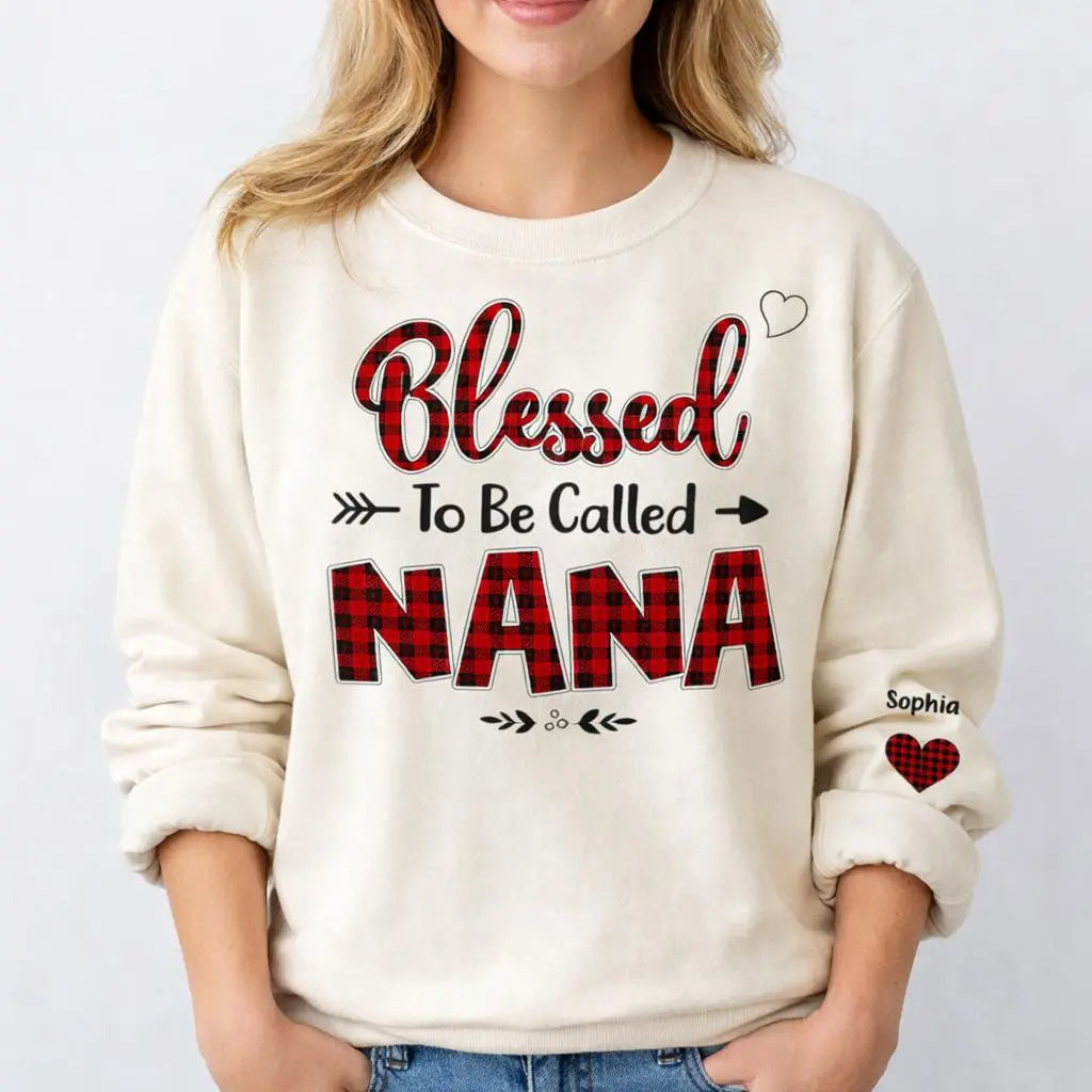 Blessed to Be Called Nana - Personalized Gift for Mom, Grandma Duconspace
