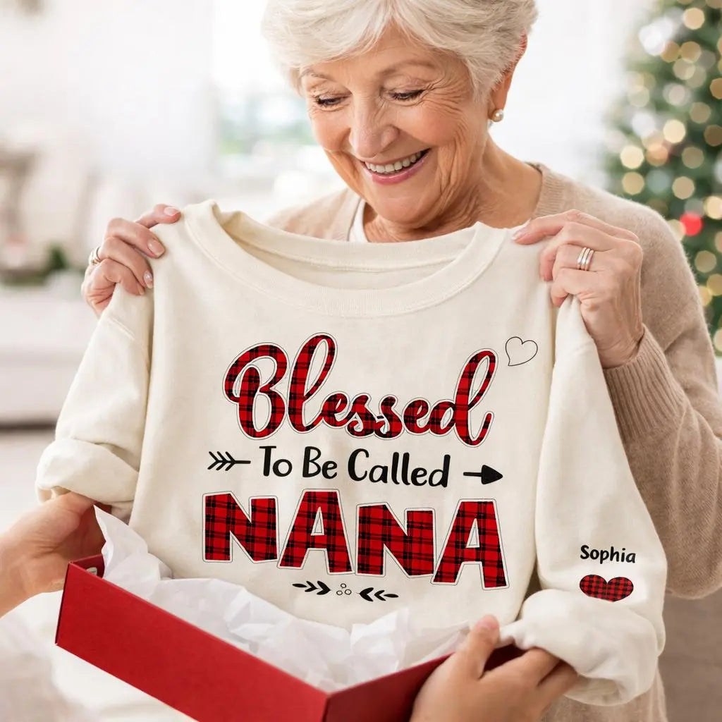 Blessed to Be Called Nana - Personalized Gift for Mom, Grandma Duconspace