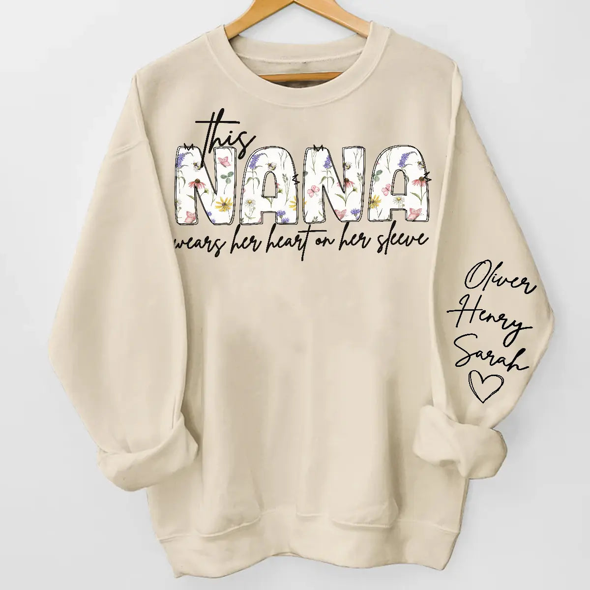 Boho Floral Grandma Vibes - Retro Flowers Graphic, Cute Design for Loving Grandmas Dreamship