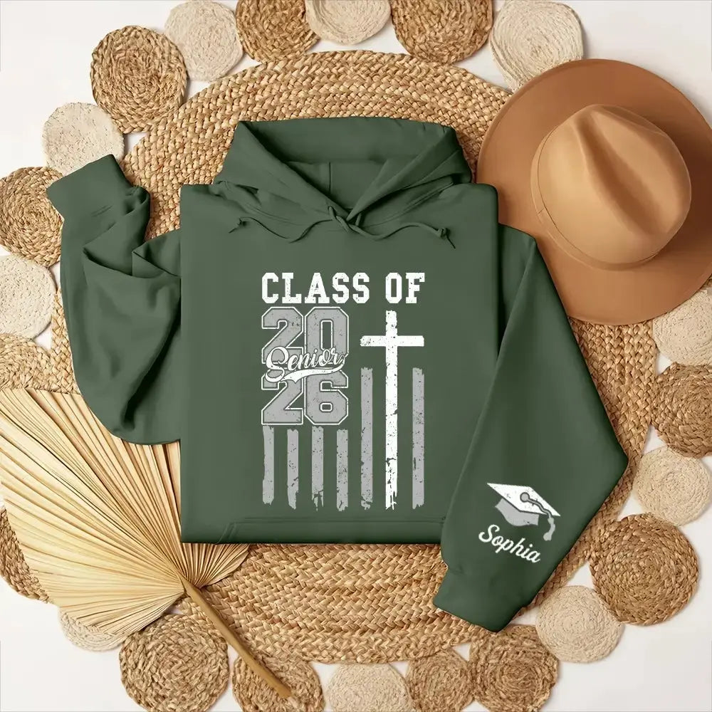 Christian Class of 2026 Personalized Graduation Sweatshirt Duconspace