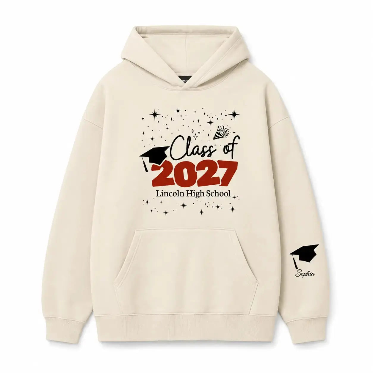 Class of 2027 Personalized Senior Graduation Shirt