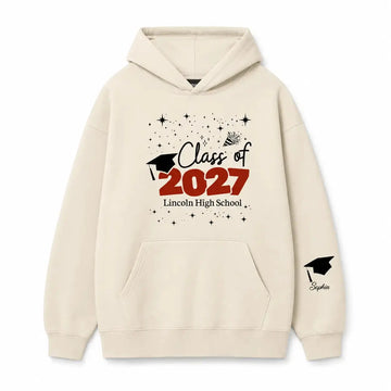 Class of 2027 Personalized Senior Graduation Shirt