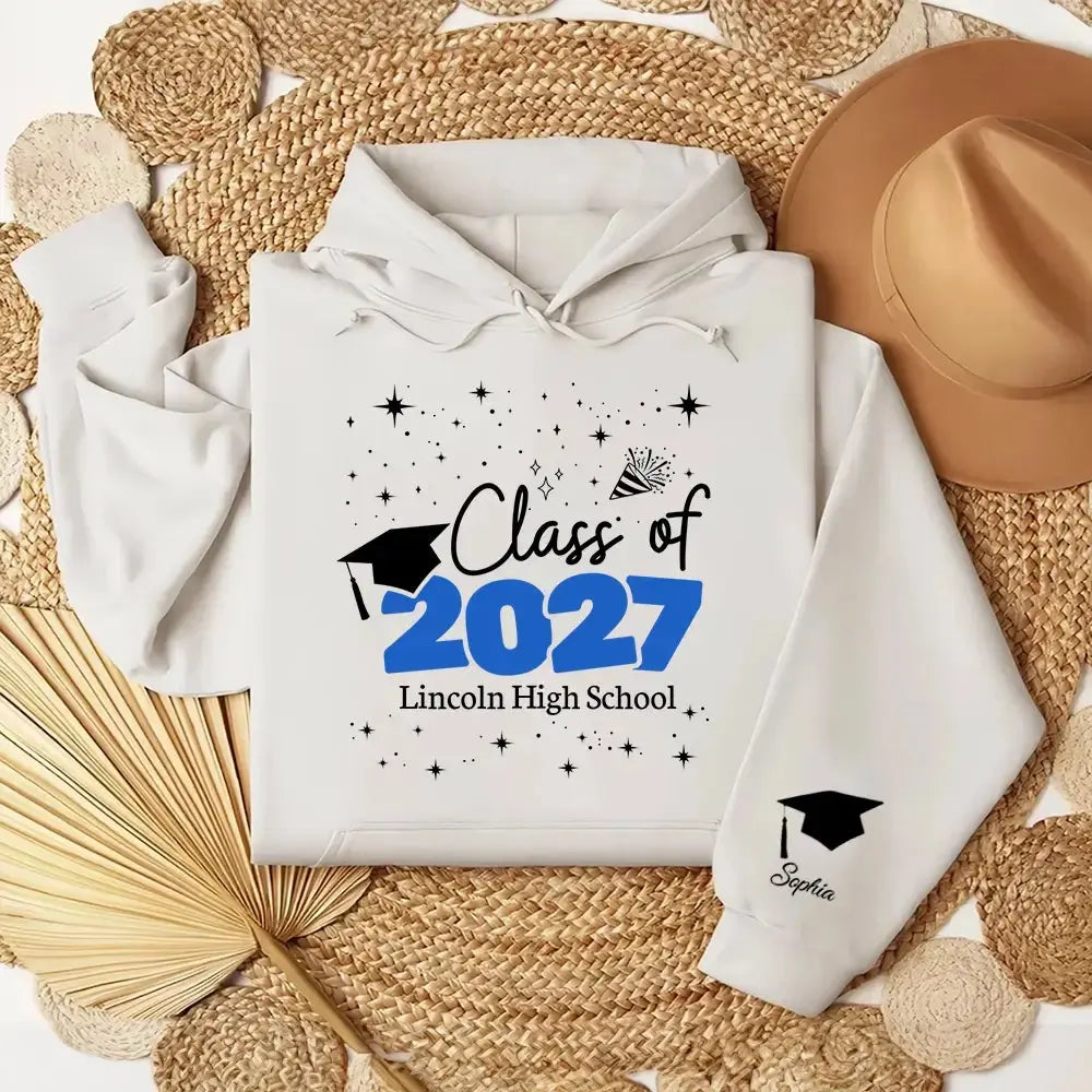 Class of 2027 Personalized Senior Graduation Shirt