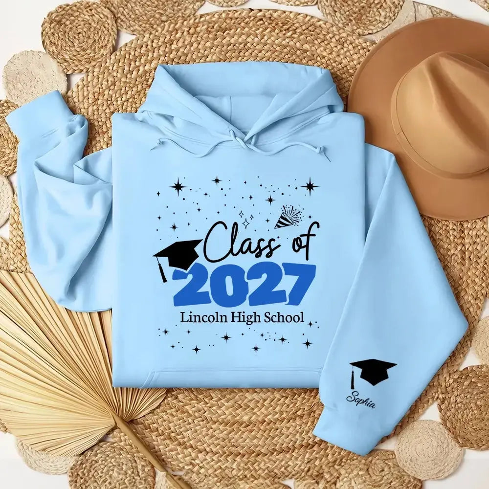 Class of 2027 Personalized Senior Graduation Shirt