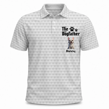 Custom Dog Father Personalized Pet Polo Shirt Duconspace