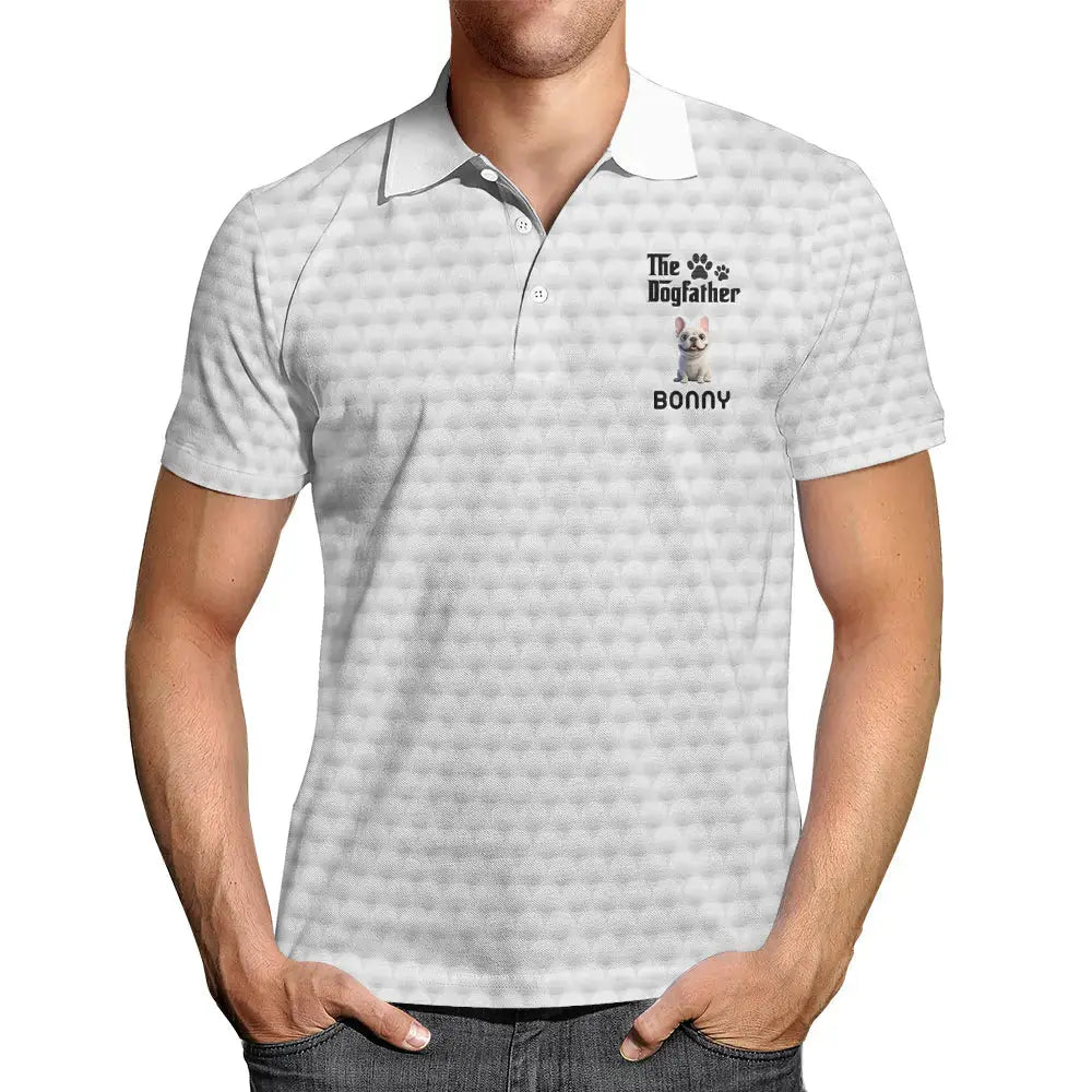 Custom Dog Father Personalized Pet Polo Shirt Duconspace