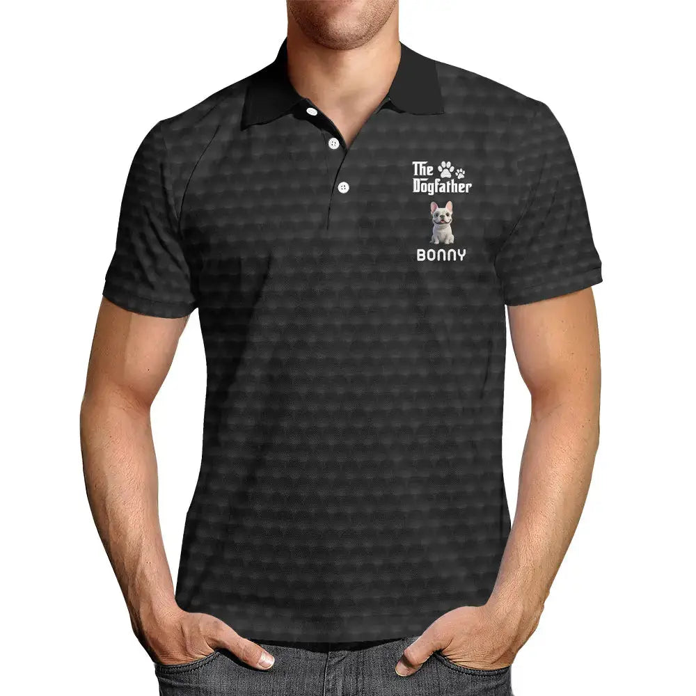 Custom Dog Father Personalized Pet Polo Shirt Duconspace