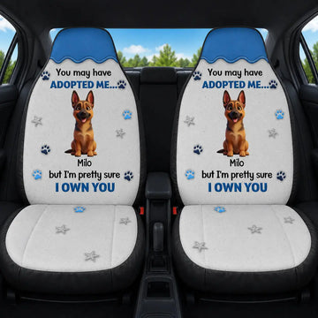 Custom Dog Squad Gift For Pet Lover Car Seat Cover Duconspace