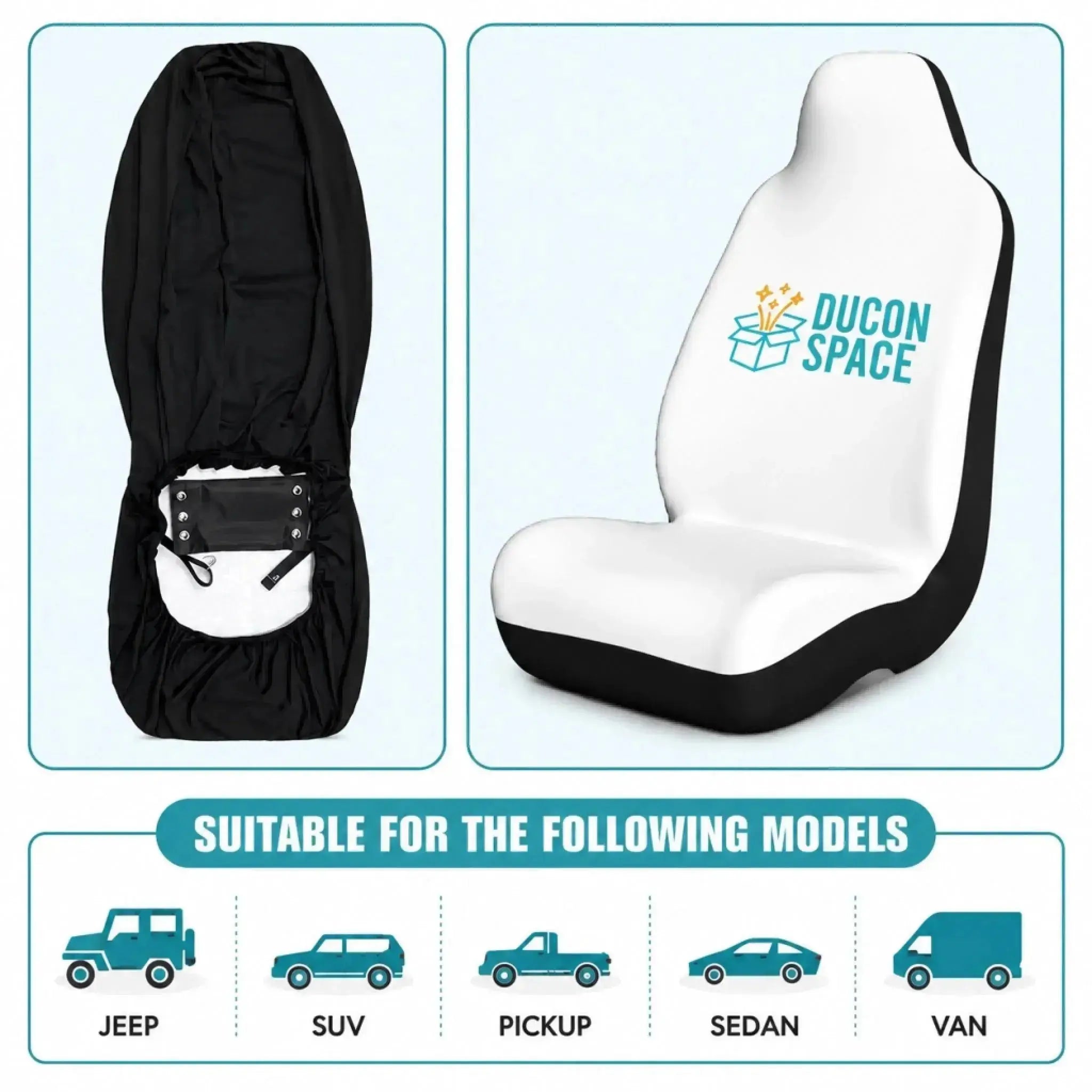 Custom Dog Squad Gift For Pet Lover Car Seat Cover Duconspace