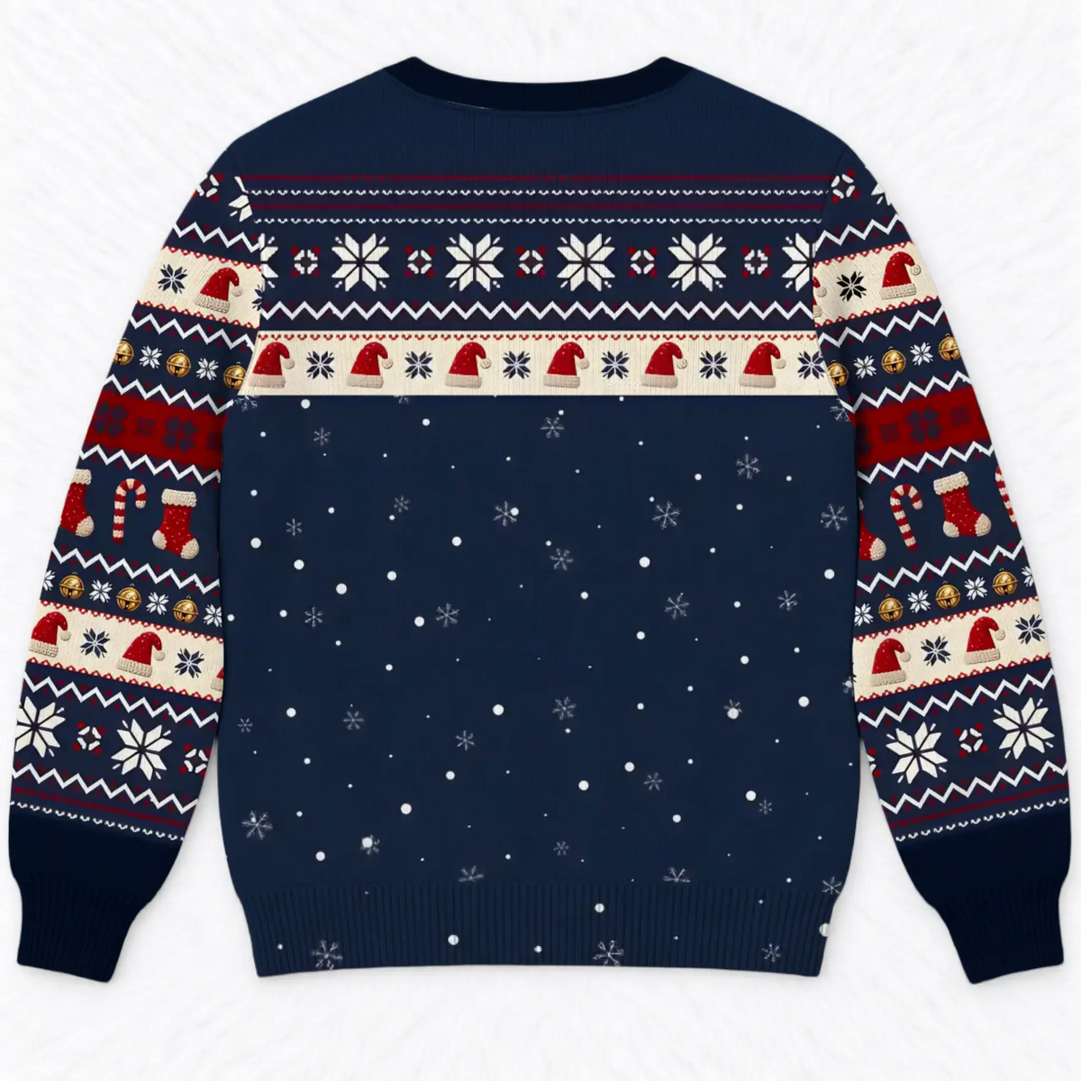 Custom Funny Couple Christmas Ugly Sweater Duconspace