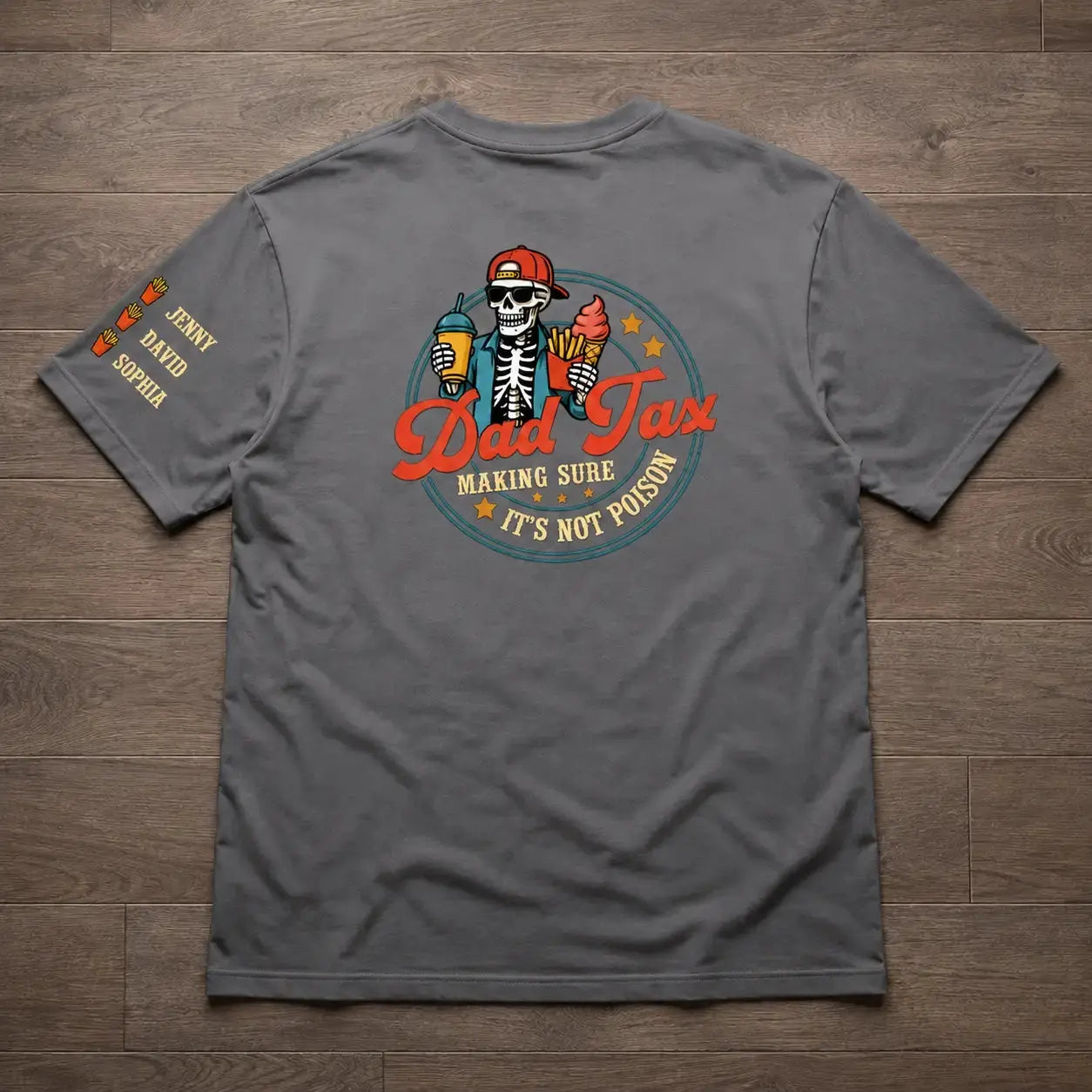 Custom Funny Dad Tax Shirt - Personalized Gift for Dad, Grandpa Duconspace