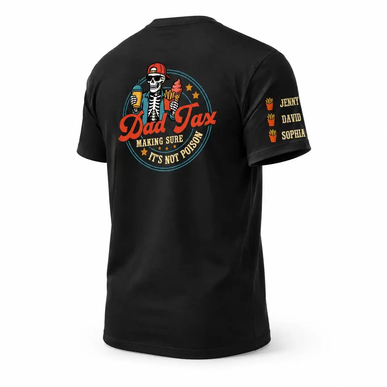 Custom Funny Dad Tax Shirt - Personalized Gift for Dad, Grandpa Duconspace