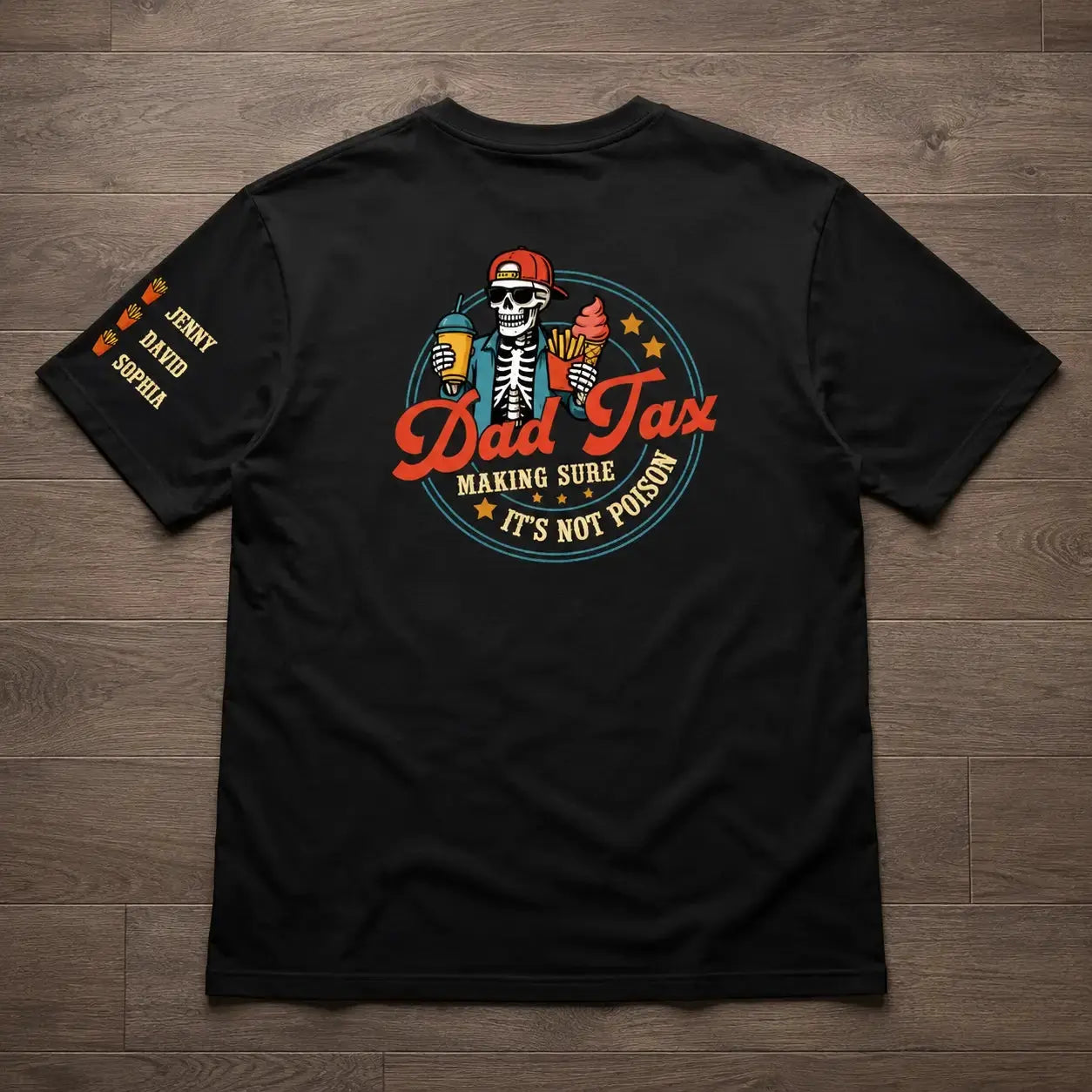 Custom Funny Dad Tax Shirt - Personalized Gift for Dad, Grandpa Duconspace