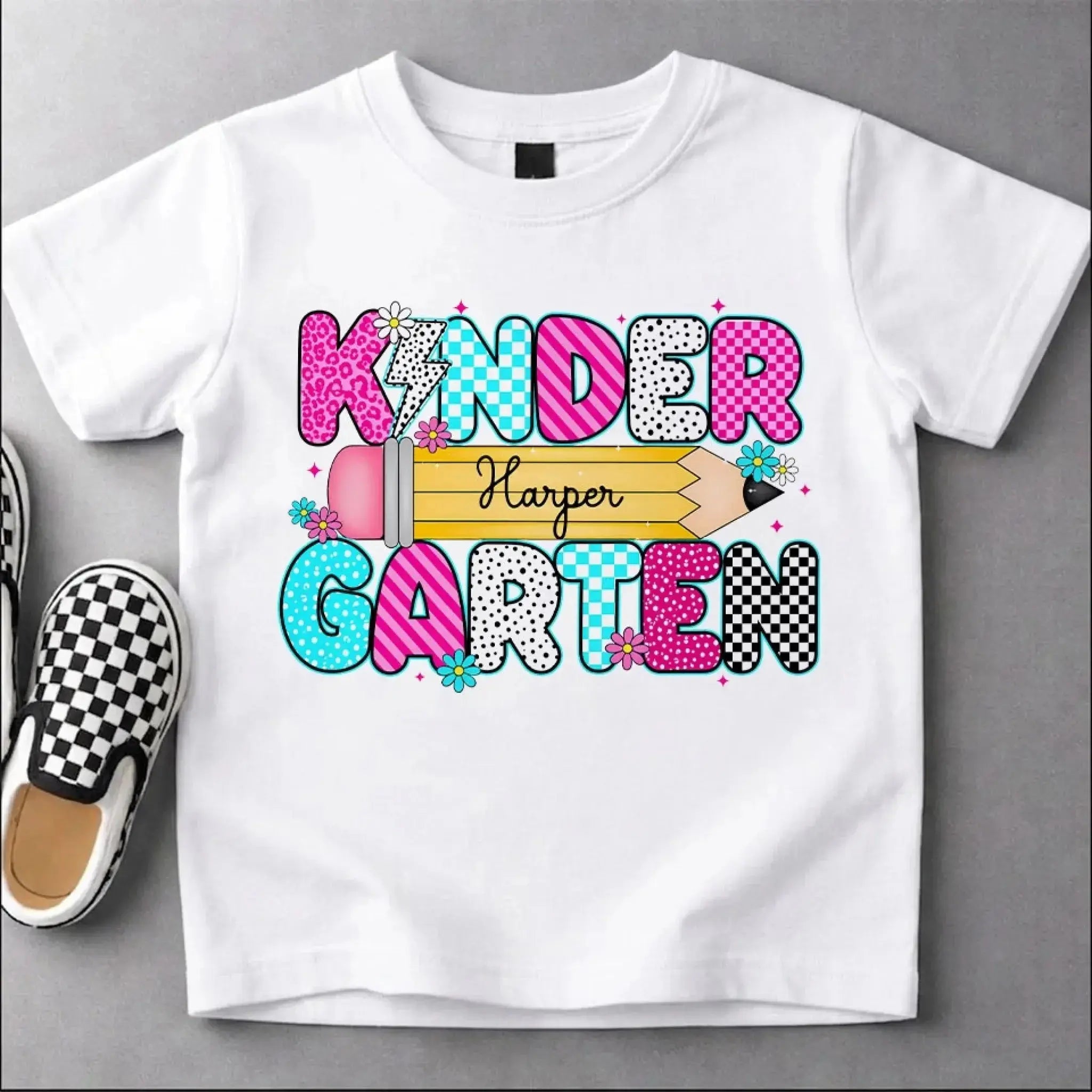 Custom Kids Name Back To School Shirt Toddler