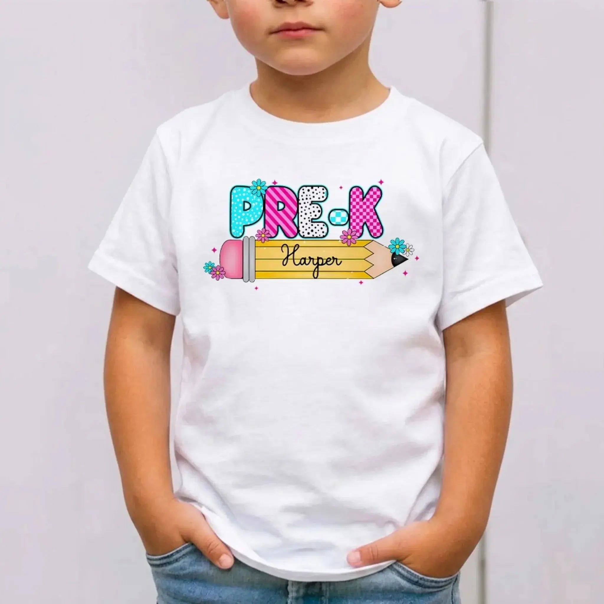Custom Kids Name Back To School Shirt Toddler