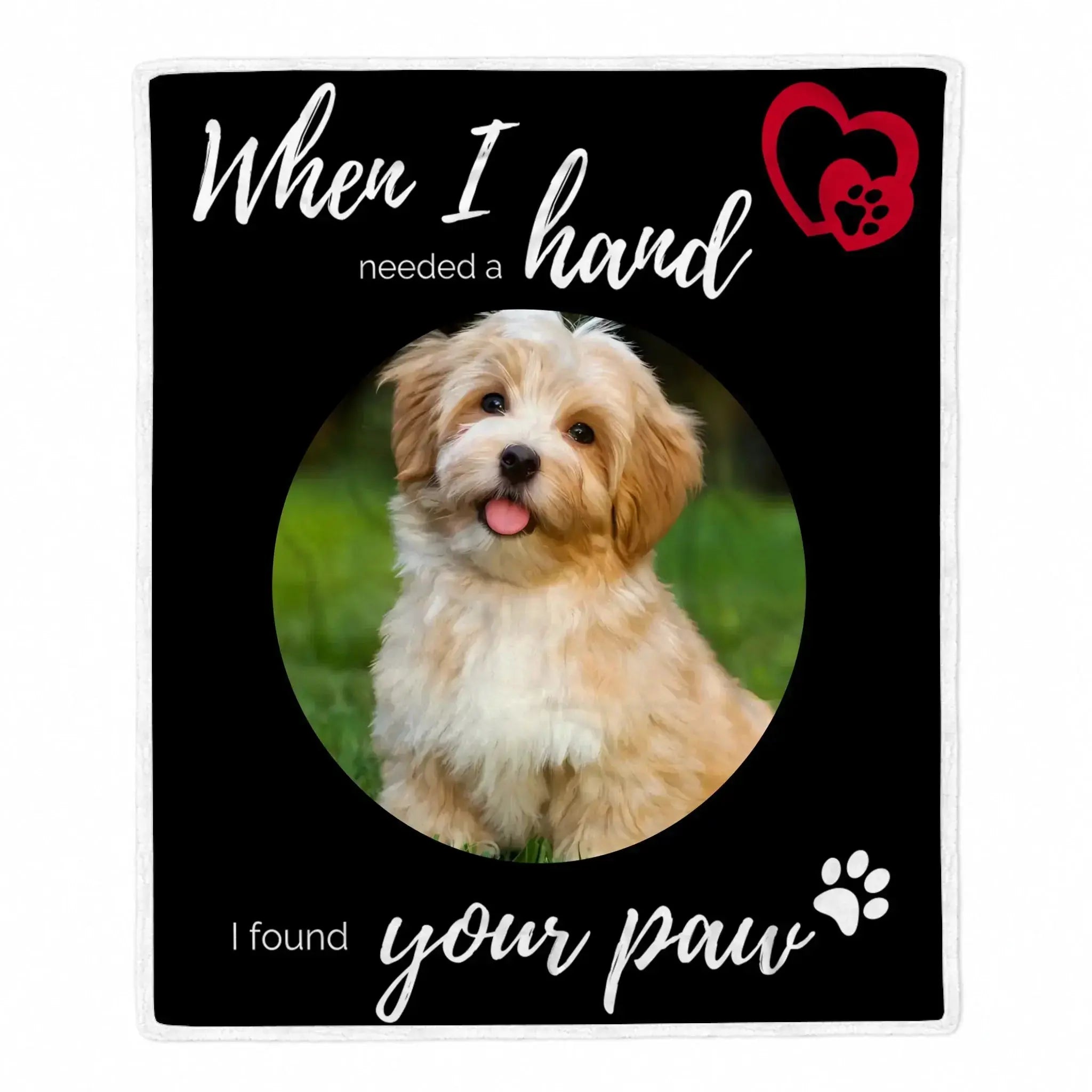 Custom Pet Photo Sherpa Blanket Gift For Pet Lover