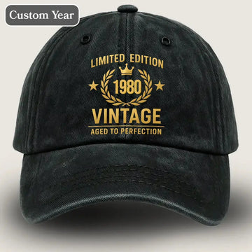 Custom 45th Birthday Gifts Denim Cap – Gifts for My Husband Duconspace