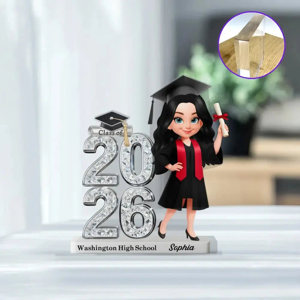 Custom Acrylic Plaque Class of 2026 - Personalized Gift for Graduation Duconspace