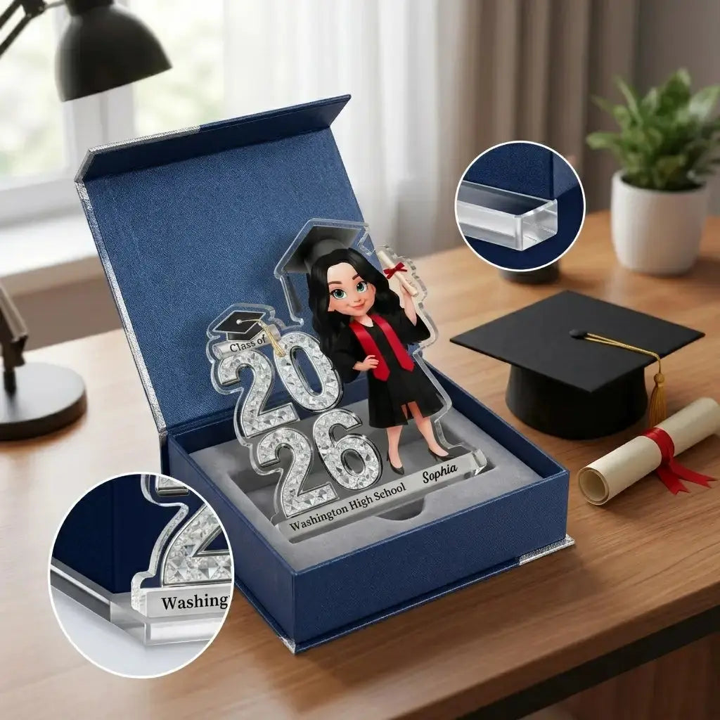 Custom Acrylic Plaque Class of 2026 - Personalized Gift for Graduation Duconspace