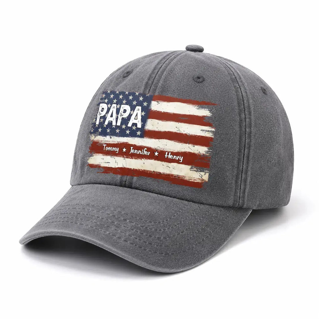Custom American Flags, Personalized Father's Day Gifts for Grandpa Duconspace