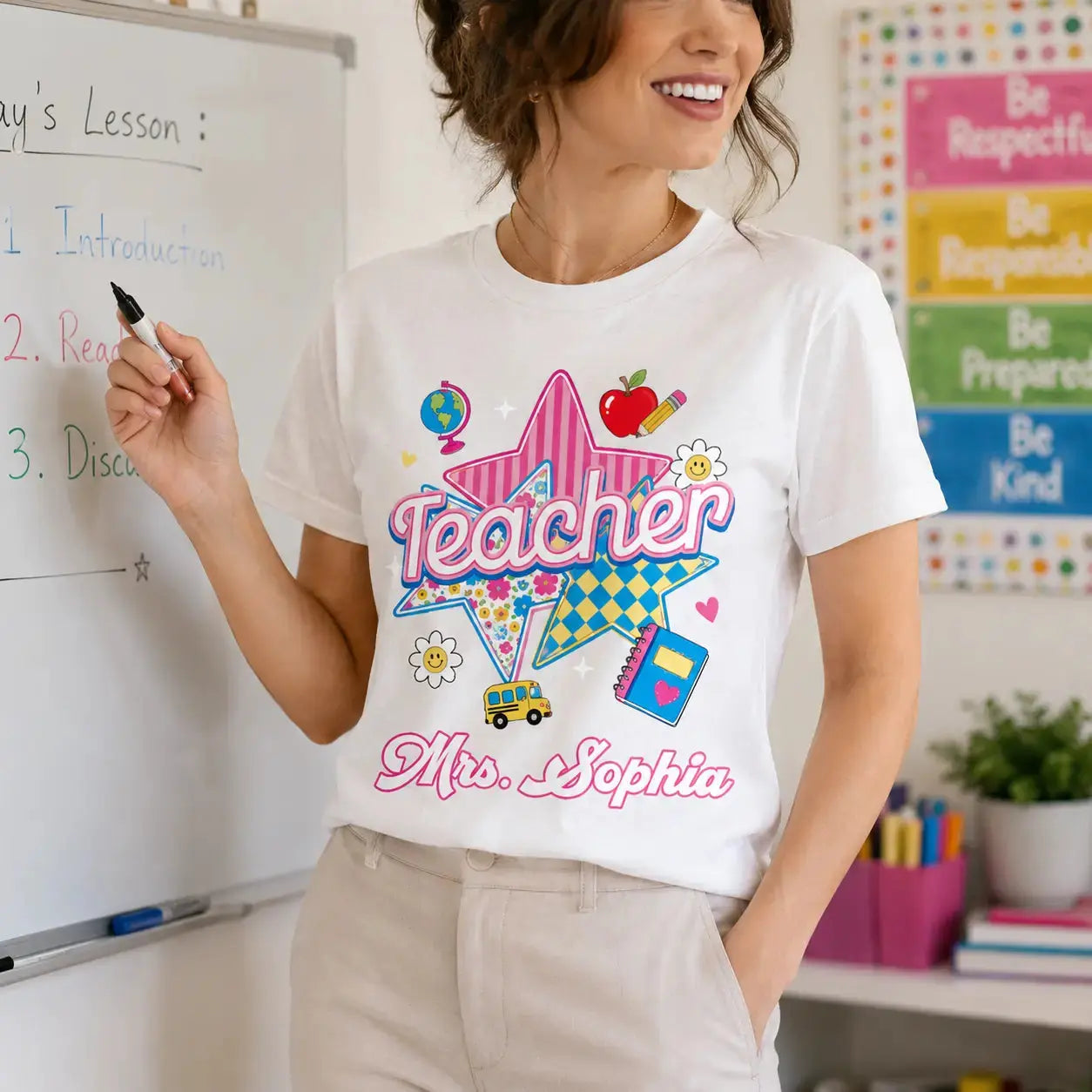 Custom Back To School T-Shirt For School Staff