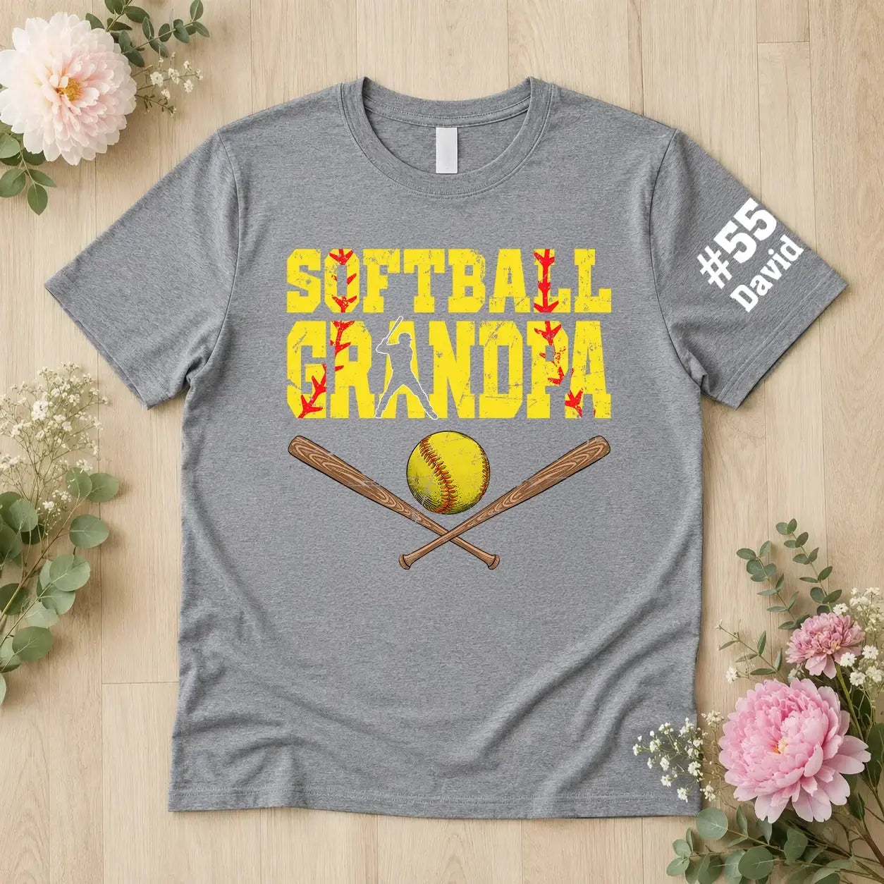 Custom Baseball Dad Shirt - Personalized Gift for Father Days Duconspace