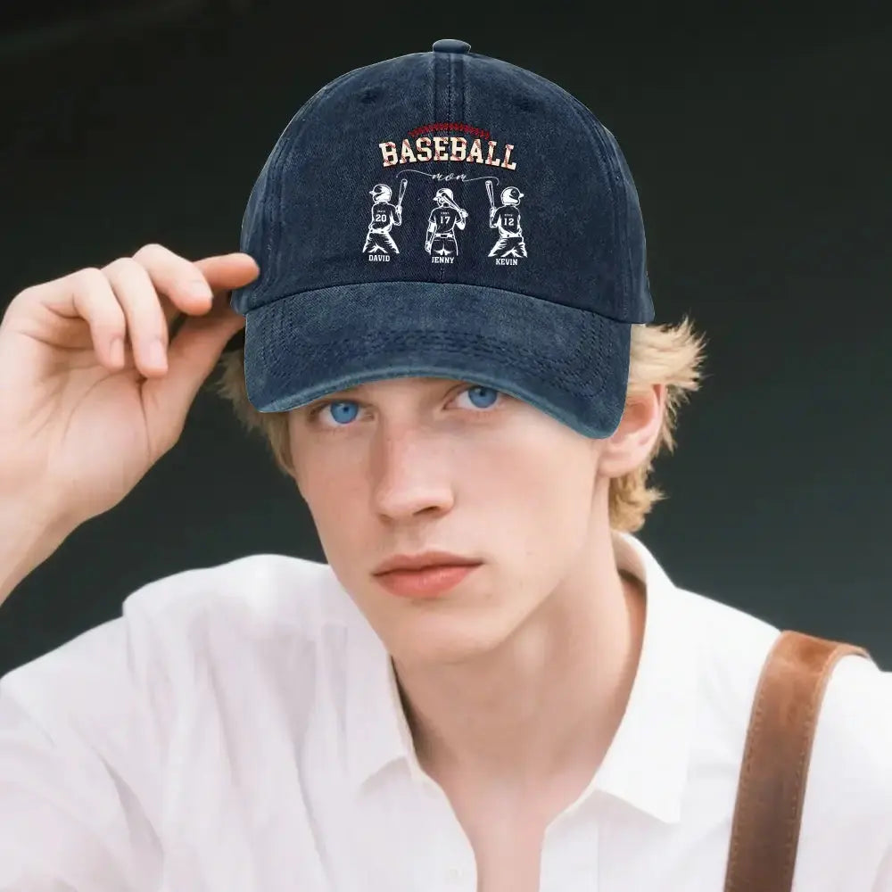 Custom Baseball Mom Cap - Personalized Gift for Mom Duconspace