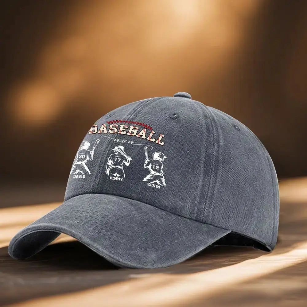 Custom Baseball Mom Cap - Personalized Gift for Mom Duconspace