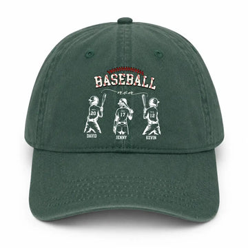 Custom Baseball Mom Cap - Personalized Gift for Mom Duconspace