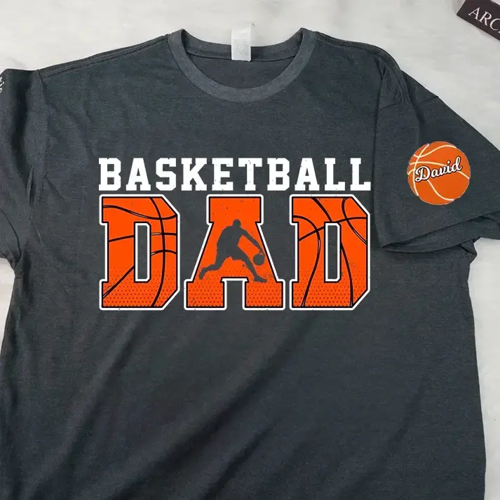 Custom Basketball Dad Shirt - Personalized Gift for Father Day Duconspace