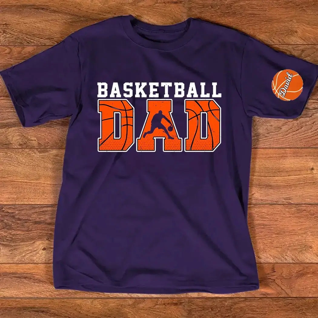 Custom Basketball Dad Shirt - Personalized Gift for Father Day Duconspace